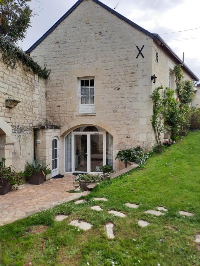 Esprit Troglo Villa Beaumont-en-Véron Buitenkant foto